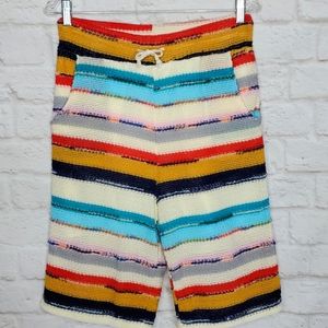 Twelve Crochet Boho Walking Beach Y2k Shorts